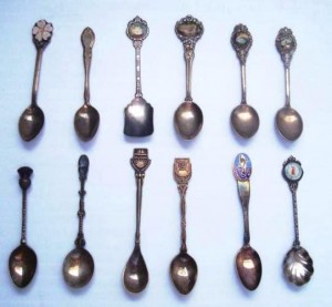 silver-plate spoons