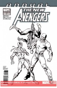 New Avengers Annual Sketch variant