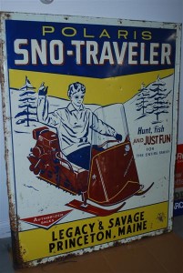 Snowmobile sign