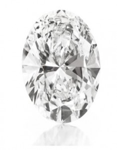 Oval-Cut D-color Diamond