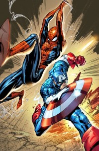 Avenging Spiderman #1 Campbell variant