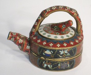 Cloisionne teapot