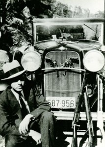 Clyde and car