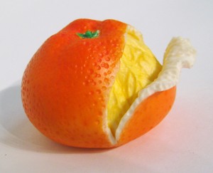 Peeled orange