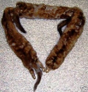 Mink stole, just like they wore on the “I Love Lucy” show