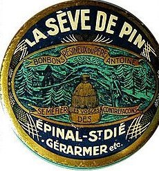 French candy tin from 1920s