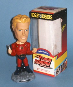 A Flash Gordon Bobblehead Figure, made by Bosley Bobbers & O.D.M. Inc. in 2002.