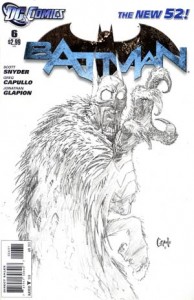 Batman Vol 2 #6 Incentive Greg Capullo Sketch Cover