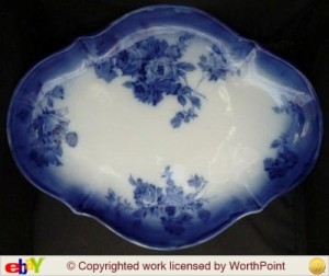 Flow Blue Platter
