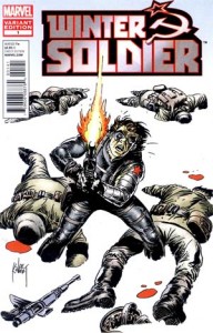Winter Soldier #1 Incentive Joe Kubert Variant Cover