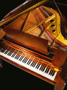another view of the piano