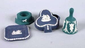 group of four Wedgwood Jasperware
