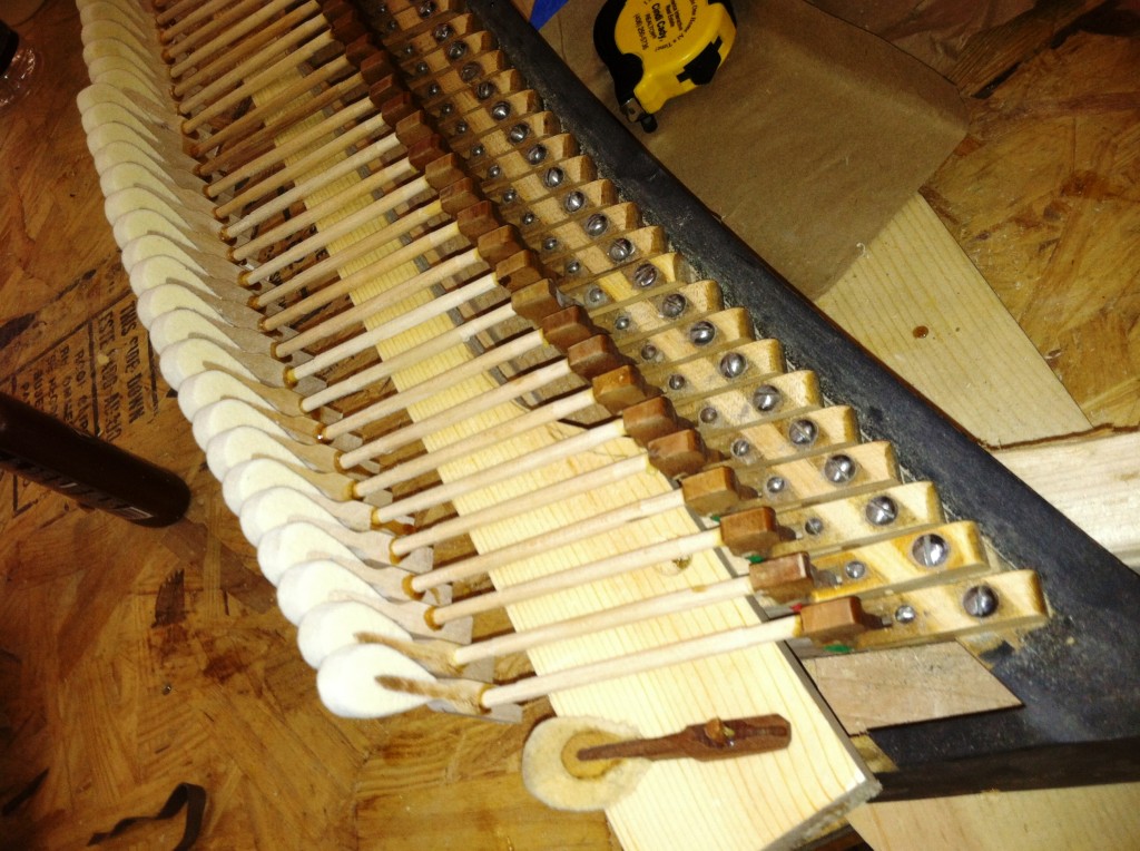 4 New Hand Made Piano Hammers