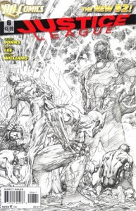 Justice League Vol 2 #6 Incentive Jim Lee Sketch Cover