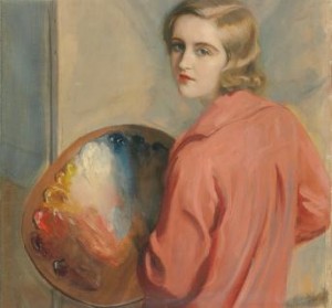 Self-portrait by Huguette Clark