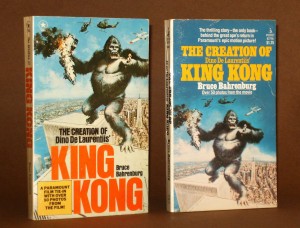 The 1976 “King Kong” remake from Dino De Laurentiis led to a making of book, “The Creation of King Kong.” Here are two