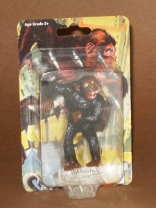 This nearly 3-inch tall King Kong figurine was released by X one X Archive Inc., in 2005. The company also released a Kong fing