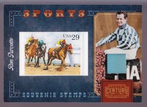 2010 Panini Ron Turcotte Stamp Relic Card
