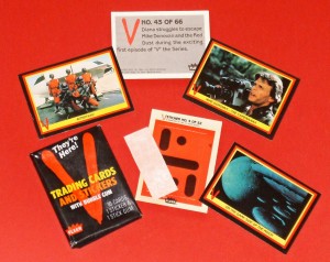 A pack of V trading cards, manufactured by Fleer Corp in 1984. Value $3-$4.
