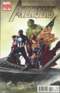 Avengers Vol 4 #25 Incentive Avengers Art Appreciation Variant Cover (Avengers vs X-Men Tie-In)