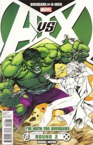 Avengers vs X-Men #2 Variant Team Avengers Cover