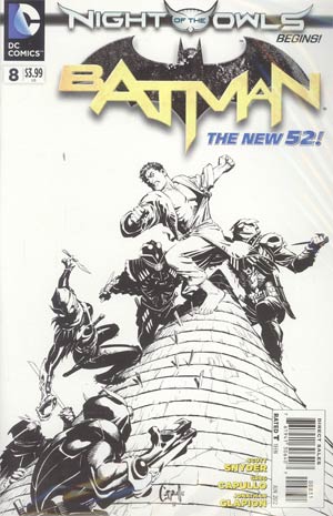 Batman Vol 2 #8 Incentive Greg Capullo Sketch Cover