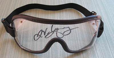 John Velasquez Jockey Signed Goggles