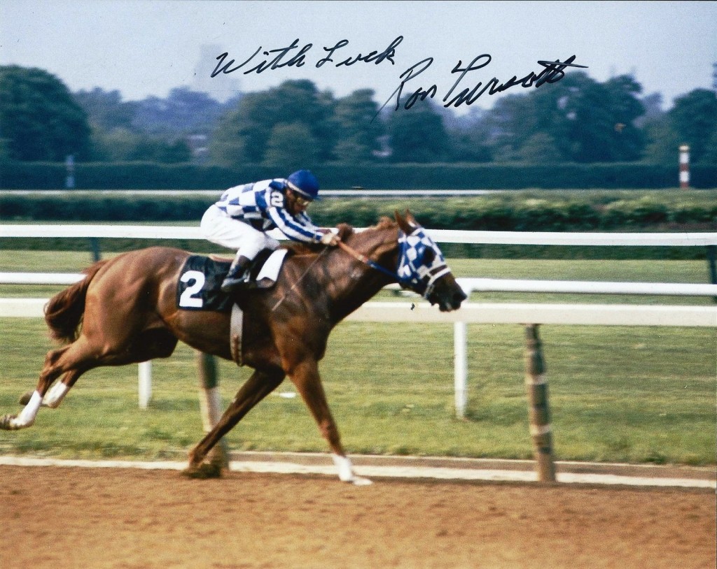 Secretariat Jockey Ron Turncotte Signed Photo