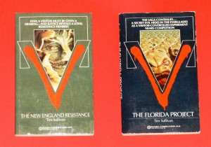 Two V paperback novels - The New England Resistance and The Florida Project, published by Pinnacle Books in 1985. Value $3-$5 e