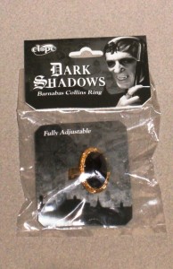 A Dark Shadows Barnabas Collins costume ring released by Elope in 2011. Value - $7 approx.