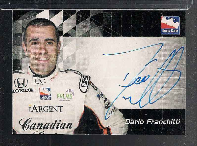 Dario Franchitti Trading Card Autographed
