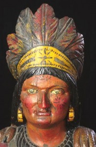 Robb Cigar Store Indian face