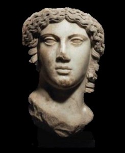 marble head of apollo