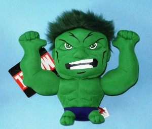 An 8 inch plush Hulk doll released by Comic Images in 2008. Value - $14 approx.