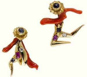 jeweled cuff links