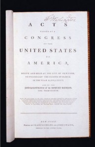 washington constitution title page