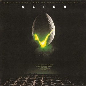 Alien original soundtrack album released by 20th Century-Fox Records Corporation in 1979. Music composed by Jerry Goldsmith
