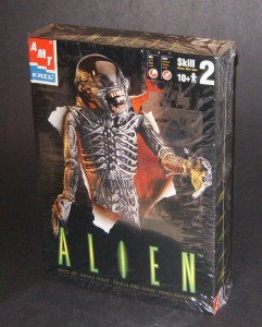 An Alien 12-inch tall plastic model kit, released by AMT ERTL Co. Inc., in 1999. Value - $10-$15.