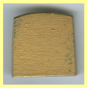 This is a habaki from a sword made in1855. The habaki holds the tsuba in place