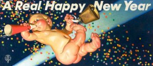 illustration joseph christian leyendecker happy new year