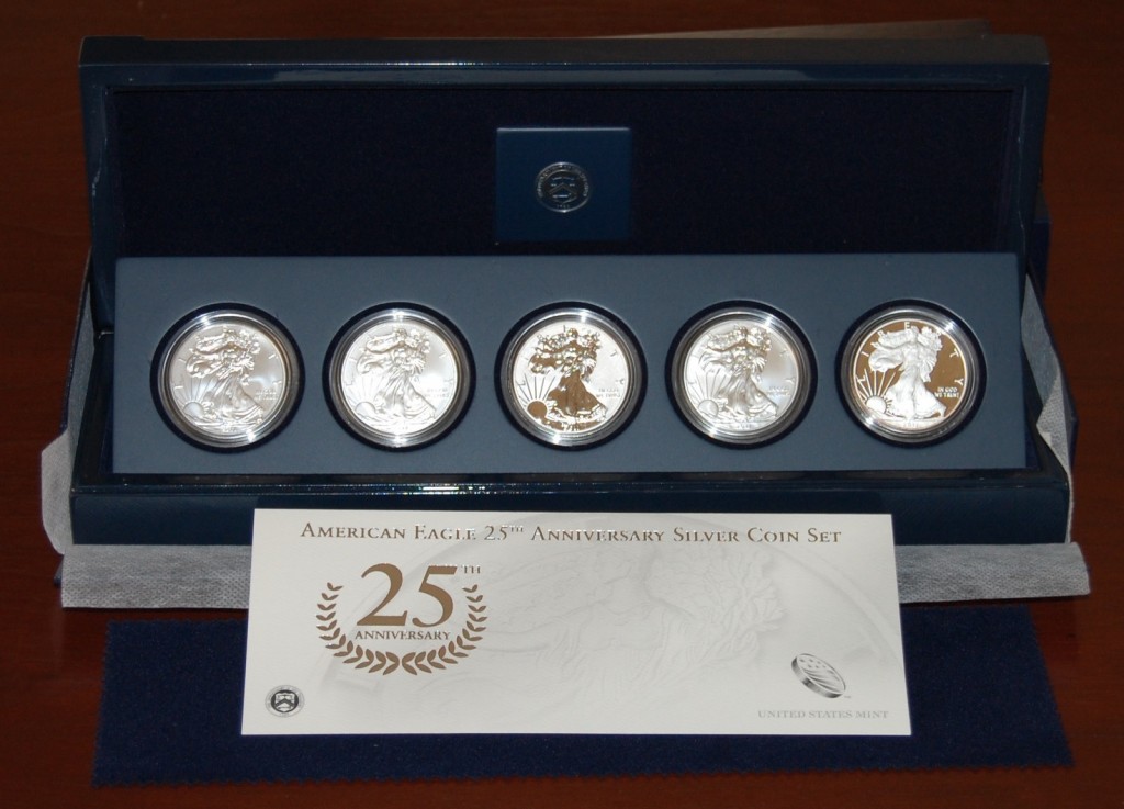 2011 25th Anniversary Silver Eagle Set