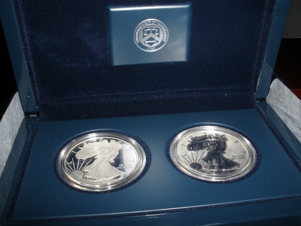 2012 American Eagle San Francisco Two-Coin Silver Proof Set