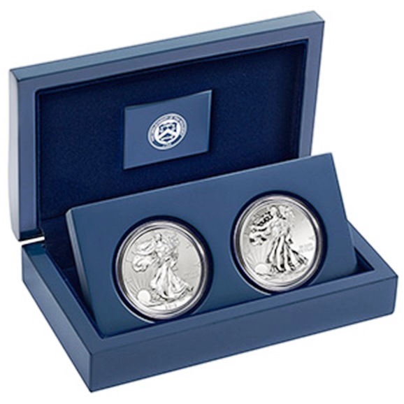 2013 American Eagle West Point Two-Coin Silver Set