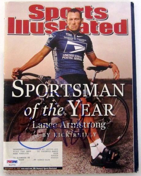 Armstrong Signed PSA SI