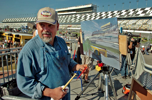 Kinkade_painting indy 500