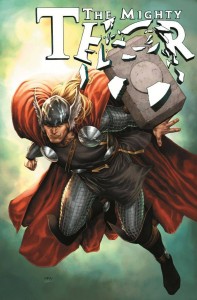 MIGHTY THOR #18 THOR 50TH ANNIV MCNIVEN VAR BURNS