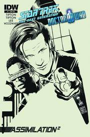 STAR TREK TNG DOCTOR WHO ASSIMILATION #4 10 COPY