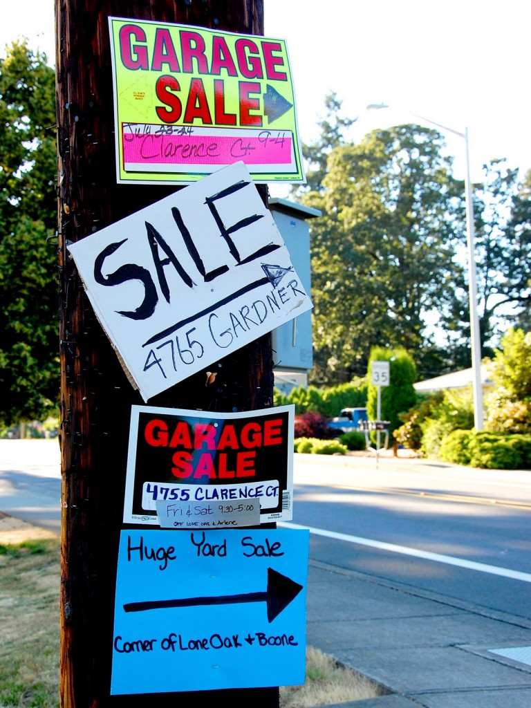 garage sale 3