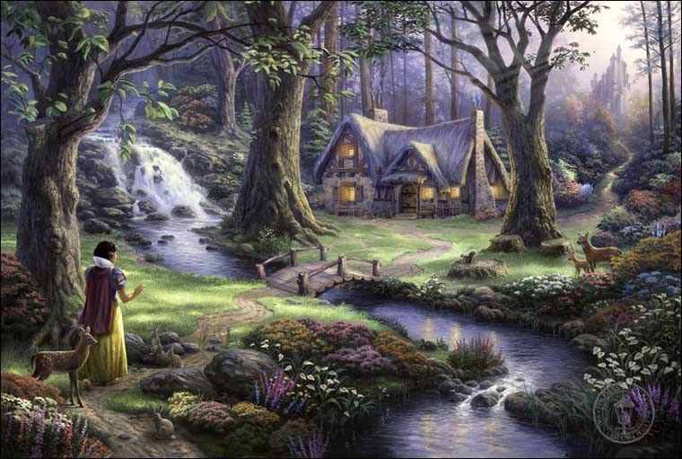 kinkade-2008-snow-white-discovers-cottage