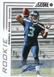 2012 Score Russell Wilson RC Auto